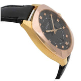 Gucci GG2570 Quartz Black Dial Black Leather Strap Watch For Men - YA142309 Authentic Buy Shop Now