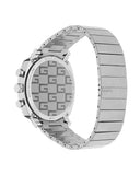 Gucci Grip Collection Quartz Silver Dial Silver Steel Strap Watch For Men - YA157302 Authentic Buy Shop Now
