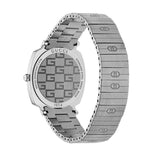 Gucci Grip Quartz Silver Dial Silver Steel Strap Watch For Men - YA157501 Authentic Buy Shop Now