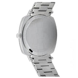 Gucci Grip Quartz Silver Dial Silver Steel Strap Watch For Men - YA157501 Authentic Buy Shop Now