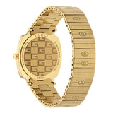 Gucci Grip Yellow Gold Dial Yellow Gold Steel Strap Unisex Watch - YA157403 Authentic Buy Shop Now