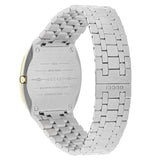 Gucci 25H Quartz Gold Dial Silver Steel Strap Watch for Men - YA163405 Authentic Buy Shop Now