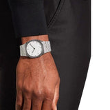 Gucci 25H Quartz Silver Dial Silver Steel Strap Unisex Watch - YA163407 Authentic Buy Shop Now
