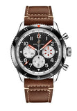 Breitling Super Avi B04 Chronograph GMT 46 Mosquito Black Dial Brown Leather Strap Watch for Men - YB04451A1B1X1 Authentic Buy Shop Now