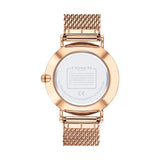 Coach Perry Silver Dial Rose Gold Mesh Bracelet Watch for Women - 14503386 Authentic Buy Shop Now