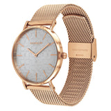 Coach Perry Silver Dial Rose Gold Mesh Bracelet Watch for Women - 14503386 Authentic Buy Shop Now