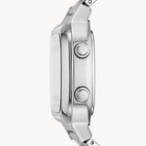 Fossil Retro Digital Silver Dial Silver Steel Strap Watch for Men - FS5844 Authentic Buy Shop Now