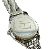 Tommy Hilfiger Oliver Quartz Blue Dial Silver Mesh Bracelet Watch for Men - 1791302 Authentic Buy Shop Now