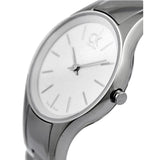 Calvin Klein Simplicity White Dial Silver Steel Strap Watch for Women - K4323126 Authentic Buy Shop Now