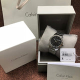 Calvin Klein City Black Dial Silver Steel Strap Watch for Men - K7Q21141 Authentic Buy Shop Now
