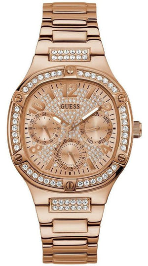 Guess Duchees Quartz Rose Gold Dial Rose Gold Steel Strap Watch For Women - GW0558L3 Authentic Buy Shop Now