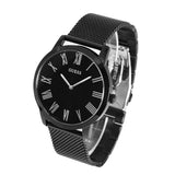 Guess Richmond Black Dial Black Mesh Bracelet Watch for Men - W1263G3 Authentic Buy Shop Now