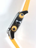 Burberry Sport Chronograph Grey Dial Yellow Rubber Strap Watch for Men - BU7712 Authentic Buy Shop Now