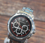 Maserati Successo Chronograph Black Dial Silver Steel Strap Watch For Men - R8873621009 Authentic Buy Shop Now
