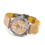 Breitling Chronomat Automatic 36 South Sea Brown Dial Brown Leather Strap Watch for Women - A10380611A1P1 Authentic Buy Shop Now