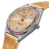 Breitling Chronomat Automatic 36 South Sea Brown Dial Brown Leather Strap Watch for Women - A10380611A1P1 Authentic Buy Shop Now