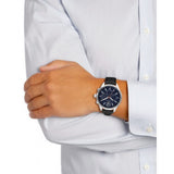 Tommy Hilfiger Gavin Blue Dial Blue Leather Strap Watch for Men - 1791468 Authentic Buy Shop Now