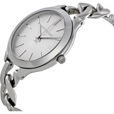 Michael Kors Slim Runway Silver Dial Silver Steel Strap Watch for Women - MK3279 Authentic Buy Shop Now