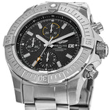 Breitling Avenger Chronograph 45mm Black Dial Silver Steel Strap Watch for Men - A13317101B1A1 Authentic Buy Shop Now