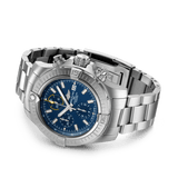 Breitling Avenger Chronograph 45mm Blue Dial Silver Steel Strap Watch for Men - A13317101C1A1 Authentic Buy Shop Now