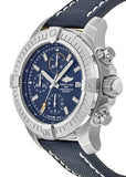 Breitling Avenger Chronograph 45mm Blue Dial Blue Calfskin Strap Watch for Men - A13317101C1X2 Authentic Buy Shop Now