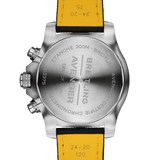 Breitling Super Avenger Chronograph 48 White Dial Black Nylon Strap Watch for Men - A133751A1A1X1 Authentic Buy Shop Now
