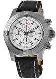 Breitling Super Avenger Chronograph 48 White Dial Black Nylon Strap Watch for Men - A133751A1A1X1 Authentic Buy Shop Now