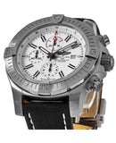 Breitling Super Avenger Chronograph 48 White Dial Black Nylon Strap Watch for Men - A133751A1A1X1 Authentic Buy Shop Now