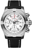 Breitling Super Avenger Chronograph 48 White Dial Black Nylon Strap Watch for Men - A133751A1A1X1 Authentic Buy Shop Now