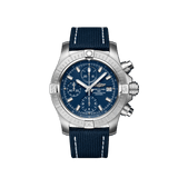 Breitling Avenger Chronograph 43 Blue Dial Blue Nylon Strap Watch for Men - A13385101C1X1 Authentic Buy Shop Now