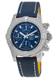Breitling Avenger Chronograph 43 Blue Dial Blue Nylon Strap Watch for Men - A13385101C1X1 Authentic Buy Shop Now