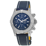 Breitling Avenger Chronograph 45mm Blue Dial Blue Calfskin Strap Watch for Men - A13317101C1X2 Authentic Buy Shop Now