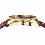 Versace Shadov Quartz Red Dial Red Leather Strap Watch for Women - VEBM00918 Authentic Buy Shop Now