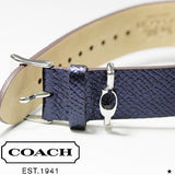 Coach Perry White Dial Blue Leather Strap Watch for Women - 14503156 Authentic Buy Shop Now