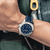 Breitling Avenger Automatic 43mm Blue Dial Blue Nylon Strap Watch for Men - A17318101C1X2 Authentic Buy Shop Now
