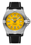 Breitling Avenger Automatic 45mm Seawolf Yellow Dial Black Nylon Strap Watch for Men - A17319101/1X2 Authentic Buy Shop Now