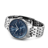 Breitling Navitimer Automatic 41mm Blue Dial Silver Steel Strap Watch for Men - A17326161C1A1 Authentic Buy Shop Now