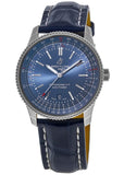 Breitling Navitimer Automatic 41 Blue Dial Blue Leather Strap Watch for Men - A17326161C1P3 Authentic Buy Shop Now