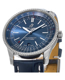 Breitling Navitimer Automatic 41 Blue Dial Blue Leather Strap Watch for Men - A17326161C1P3 Authentic Buy Shop Now