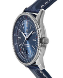 Breitling Navitimer Automatic 41 Blue Dial Blue Leather Strap Watch for Men - A17326161C1P3 Authentic Buy Shop Now