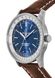 Breitling Navitimer 1 Automatic 41mm Blue Dial Brown Leather Strap Mens Watch - A17326211C1P1 Authentic Buy Shop Now