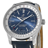 Breitling Navitimer 1 Automatic 41mm Blue Dial Blue Leather Strap Mens Watch - A17326211C1P4 Authentic Buy Shop Now