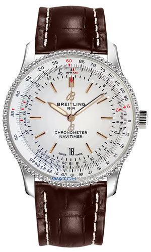 Breitling Navitimer Automatic 41mm Brown Leather Strap Mens Watch - A17326211G1P1 Authentic Buy Shop Now