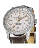Breitling Navitimer 1 Automatic 41mm White Dial Brown Leather Strap Mens Watch - A17326211G1P1 Authentic Buy Shop Now