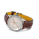Breitling Navitimer Automatic 41 White Dial Brown Leather Strap Watch for Men - A17326211G1P2 Authentic Buy Shop Now