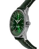 Breitling Navitimer Automatic 41mm Green Dial Green Leather Strap Watch for Men - A17326361L1P1 Authentic Buy Shop Now