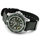 Breitling Superocean Automatic 44mm Outerknown Green Dial Green Nylon Strap Watch for Men - A17367A11L1W1 Authentic Buy Shop Now