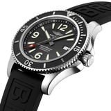 Breitling Superocean II 44mm Black Dial Black Rubber Strap Watch for Men - A17367D71B1S2 Authentic Buy Shop Now