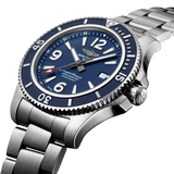 Breitling Superocean Automatic 42mm Blue Dial Silver Steel Strap Watch for Men - A17366D81C1A1 Authentic Buy Shop Now