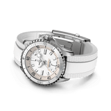 Breitling Superocean Automatic 36 White Dial White Rubber Strap Watch for Men - A17377211A1S1 Authentic Buy Shop Now